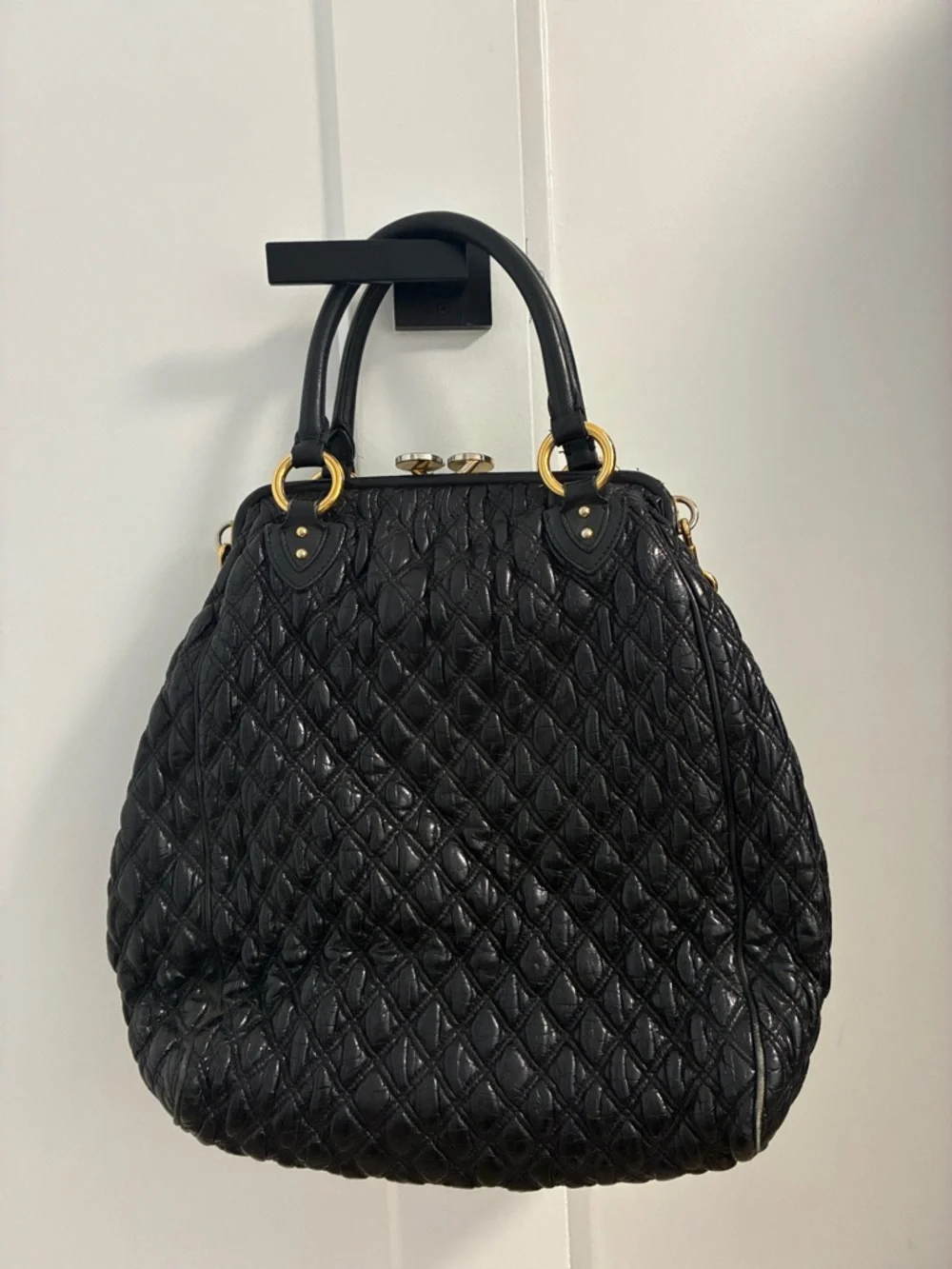 Marc Jacobs Y2K Quilted Leather Bag with Gold Chain (Stam-style) - Picture 6 of 10